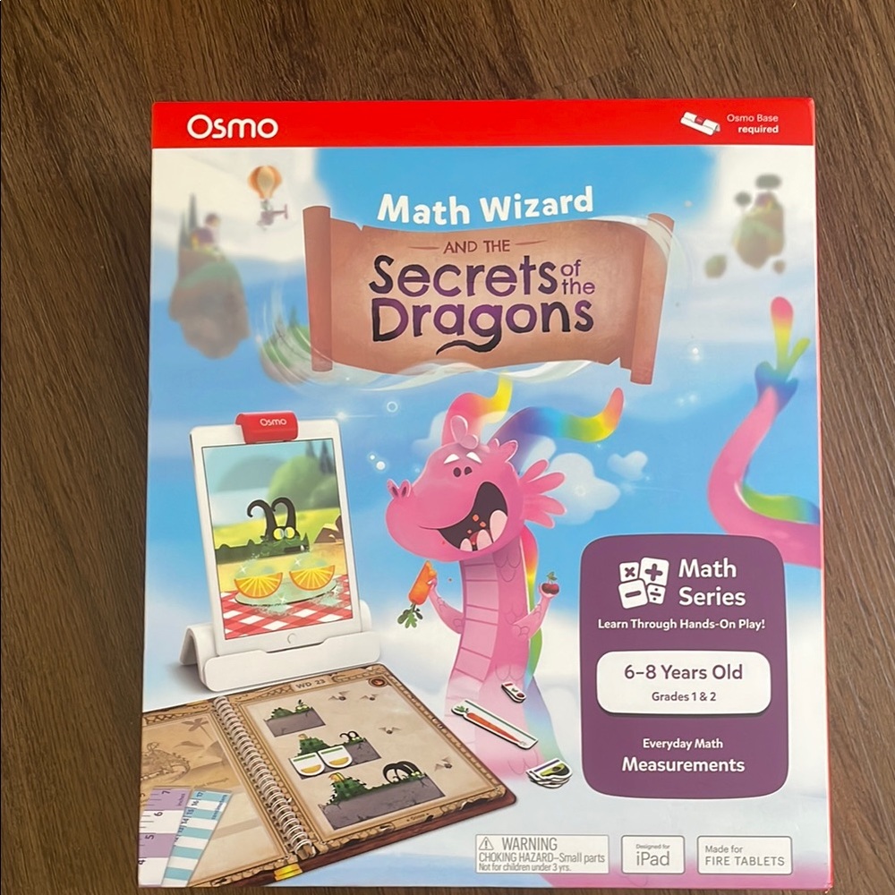 Osmo Math Wizard and the Secret of the Dragon Educational Game NWT Sealed